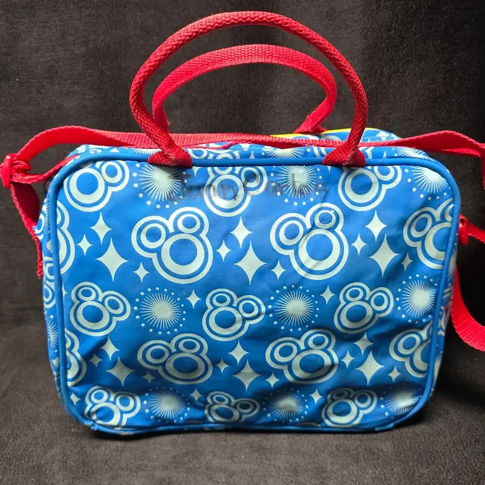 Vintage Disney Mickey Mouse SCHOOL IS COOL Insulated Lunch Bag